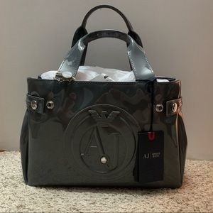 Armani Jeans Gray purse- NWT
